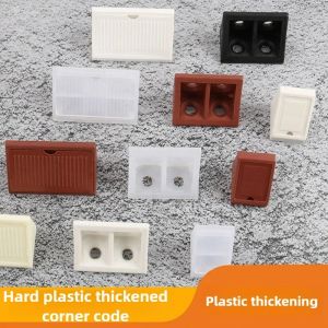 Code d'angle en plastique et Nylon, 20 pièces, retenue d'angle à 90 degrés, connecteur de renfort