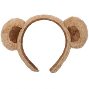 Bandeau de sauna à oreilles d'ours pour adulte, violet, chipping, bébé, animaux, accessoires