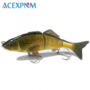 2024 nouveau leurre de pêche dur 3 Segments leurre artificiel multi-articulé Swimbait réaliste