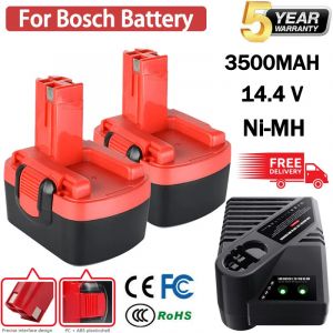 Pour Bosch 3500mAH 14.4V BAT038 batterie 32614, BAT040, BAT140, PSR 14.4VE-2, GSR 14.4 V, GDS,