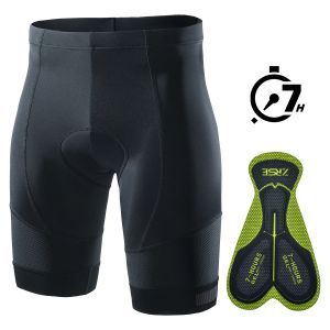 Short de cyclisme avec coussretours en gel pour hommes et femmes, vêtements de vélo, VTT, vélo de