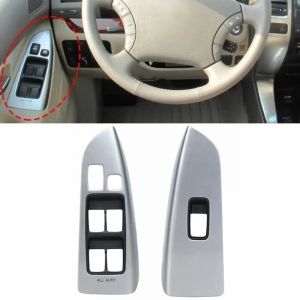 Couvercle de panneau de commande de lève-vitre avant de voiture LHD, Toyota Land Cruiser Prado 120,