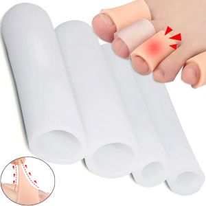 Couvercle de protection des pieds en Silicone coup&eacute;, Tube de doigt, manchons d'orteils pour soulager