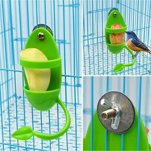 Mangeoire pour perroquets, Cage suspendue pour oiseaux, cadre de percher, Cage amusante pour