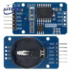 Module d'horloge de pr&eacute;cision DS3231 AT24C32 IIC (sans batterie) Module de m&eacute;moire DS3231