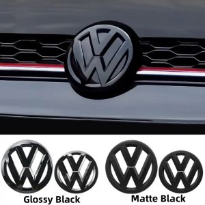 VOLKSWAGEN GOLF 6/GOLF 7/GOLF 7.5 autocollant de voiture 3D noir nouveau autocollant plat avant et