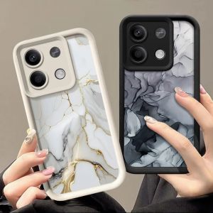 &Eacute;tui en marbre de gr&egrave;s pour Xiaomi 13T 14T Pro Funda Redmi Note 13 Pro 5G 10 11 12 Poco X5 X6 F6,
