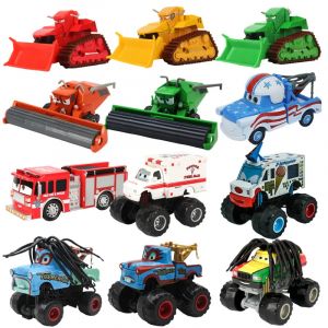 Alliage Disney Pixar voitures rhapsody matador bulldozer camion Mater moissonneuse 1:55 modèle de