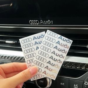 4/8 PIÈCES autocollant en métal de voiture logo de voiture modifié pour Audi A3 A4 A5 A6 A7 Q3 Q7 Q8