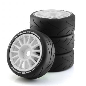 Adaptateur de pneu résistant à l'usure pour WRC Feishen Ping Run, autoroute de course, 1/8 Pull,