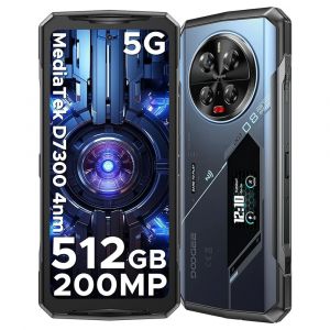 DOOGEE V40 Pro 5G téléphone robuste 6.78 120 Hz 16GB + 512GB téléphone de jeu dimension 7300 200MP