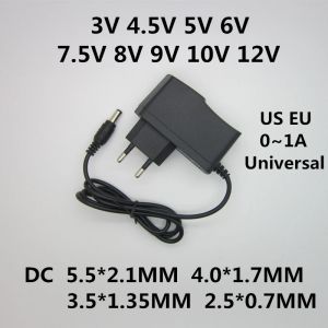 AC 100-240V DC 3V 4.5V 5V 6V 7.5V 8V 9V 10V 12V 1A adaptateur d'alimentation universel convertisseur