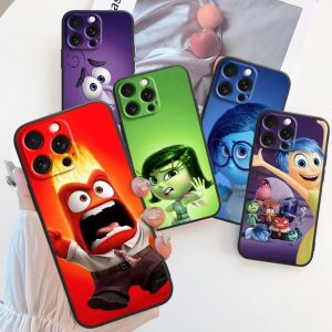 Disney à l'envers 2 joie mignon pour iPhone 15 14 13 12 11 XS XR X 8 7 SE Pro Max Plus Mini coque de