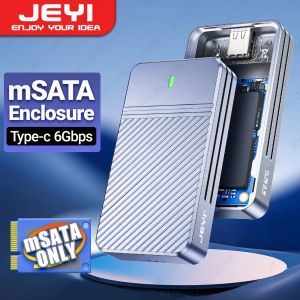 JEYI mSATA vers USB 3.1 Gen2 10Gbps boîtier adaptateur avec Port de Type C pour disque dur interne