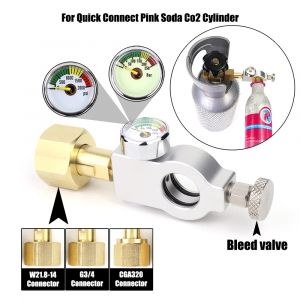 Adaptateur de Station de remplissage de réservoir de cylindre de Soda Co2, adapté au cylindre rose à