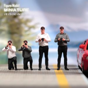 1/87 1/64 1/43 1/24 1/18 personnages d'anime un photographe et son modèle scène Figure modèle