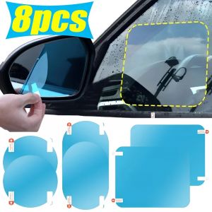 Film Anti-pluie pour rétroviseur de voiture et camion, autocollants imperméables Anti-buée pour