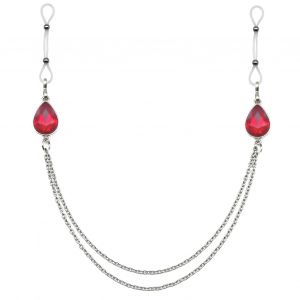 Noose de mamelon réglable avec chaînes, bijoux de perçage pour Faux corps, anneaux de mamelon Non