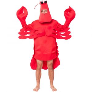 Costume de Cosplay de homard rouge pour hommes, écrevisse pour adultes, tenues d'halloween,