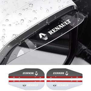 Autocollant de rétroviseur latéral de voiture, 2 pièces, panneau de pluie, pour Renault Kadjar