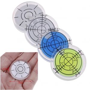 Compteur de mesure circulaire rond en plastique, pour marque de degré de bulle, niveau de Surface,