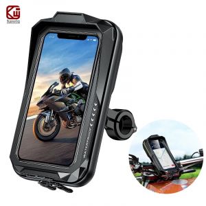 Support de téléphone pour Moto, Support de téléphone pour vélo, étui étanche, Support de guidon,