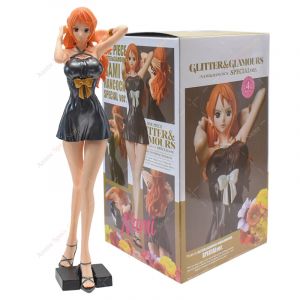Offre spéciale une pièce Nami robe Figurine jouets PVC modèle d'action Nami paillettes Glamour