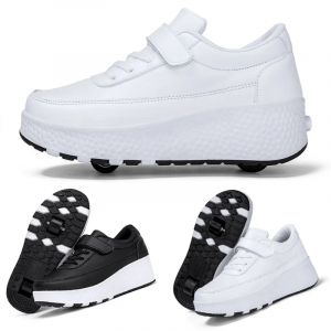 Chaussures de patins à roulettes clignotantes à la mode, baskets à roulettes de haute qualité pour