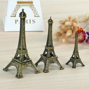 Tour Eiffel de Paris en métal, artisanat, accessoires de décoration pour la maison et le bureau,