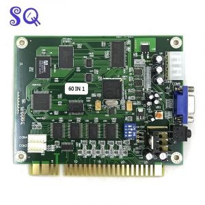 Jamma 60 en 1 jeu classique PCB pour suivre la Machine d'arcade de cocktail de boule UP Machine