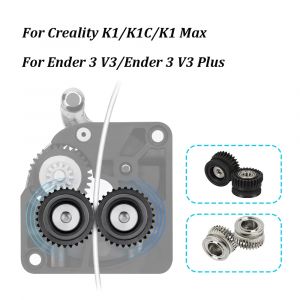 CR K1C extrudeuse K1 engrenage d'entra&icirc;nement &agrave; Filament m&eacute;tallique pour extrudeuse Creality K1 Max