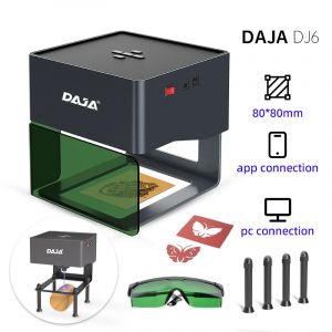 DAJA Mini graveur Laser Portable bricolage Bluetooth Machine peint chien &eacute;tiquette papier cuir en