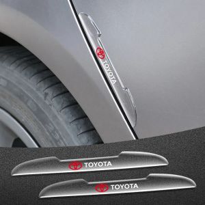 Protecteur anti-rayures pour bord de porte de voiture, 4 pièces, pour Toyota Corolla Yaris Chr Auris