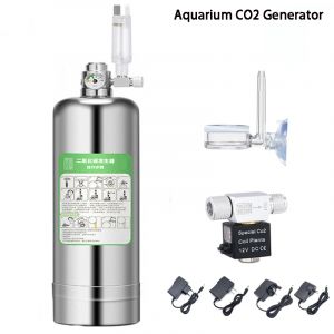 Kit de système de générateur de CO2 pour Aquarium, cylindre de CO2 en acier inoxydable, Kit de