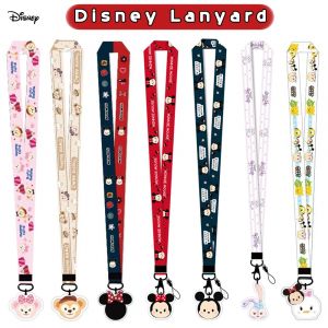Disney Mickey Mouse lanière cou sangle dessin animé StellaLouKeychain pour pendentif clé ID