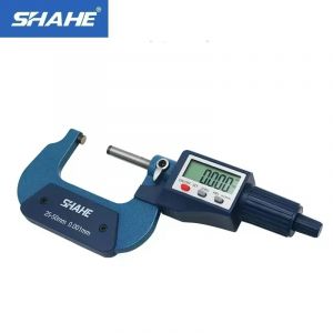 SHAHE 0-25/25-50/50-75/75-100mm micromètre extérieur numérique 0.001mm outils de mesure à pied à