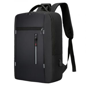 Sac à dos d'affaires étanche pour hommes, sacs à dos d'école USB, sac à dos pour ordinateur portable