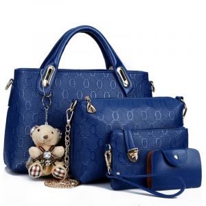 Multifonction 4 pièces/ensemble femmes sac en cuir PU sacs de luxe de créateur sac à main sac de