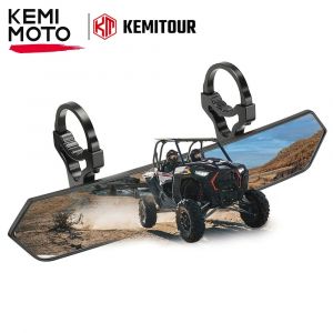 Rétroviseur de course large UTV 1.65-2 pouces, Compatible avec Polaris RZR Ranger 800 1000 XP 900