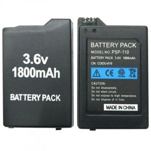 BATTERIE COMPATIBLE pour PSP 1000 1004 FAT FAT 1800 mAh BATTERIE 1001 1002 1003 #   Sony PSP 100X