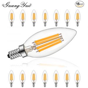 Ampoule Led C35 E14 &agrave; intensit&eacute; variable, E14 220V E12 110V, lampe &agrave; Filament 4W 6.5W, bougies,