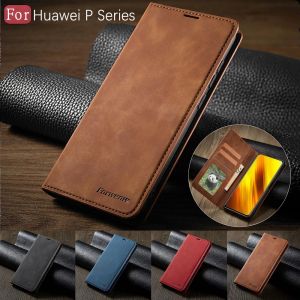 Étui en cuir de luxe pour Huawei P40 P30 P20 Mate 30 20 Pro Lite P Smart Plus 2020 2019,
