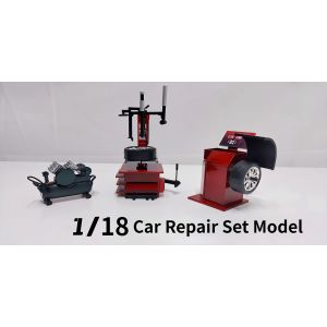 Mod&egrave;le de garage de voiture Diorama, atelier de r&eacute;paration, ensemble d'outils d'entretien,