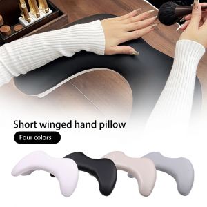 Lootaan &ndash; oreiller &agrave; deux mains pour Nail Art, b&ucirc;che biseaut&eacute;e en cuir PU, support de Table de