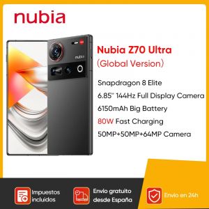 Nubia-Smartphone Z70 Ultra 5G, 6.85 en effet, 144Hz, appareil photo à affichage complet, batterie