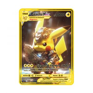 Carte Poké mon en métal espagnol, carte Iron, Mewtwo, Pikachu, GX, Charizard, VMAX, nouveauté 2024