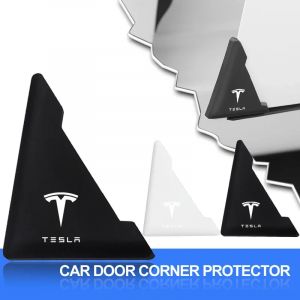 2 pièces Logo de voiture Angle de porte couverture pare-chocs Crash anti-rayures protecteur pour