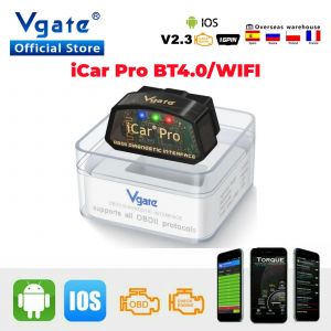 Vgate iCar Pro ELM327 WIFI OBD2 Scanner pour IOS/Android Bluetooth 4.0 ElM 327 OBD 2 outil de