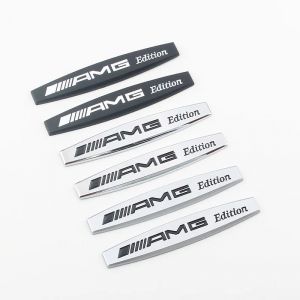 Emblème 3D en Métal Chromé Noir pour Mercedes Benz, Danemark ge de Garde-Boue de Voiture,