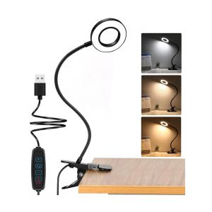360 °   Flexible 48 LED s pince sur lampe de bureau col de cygne lecture Table lumière soin des yeux